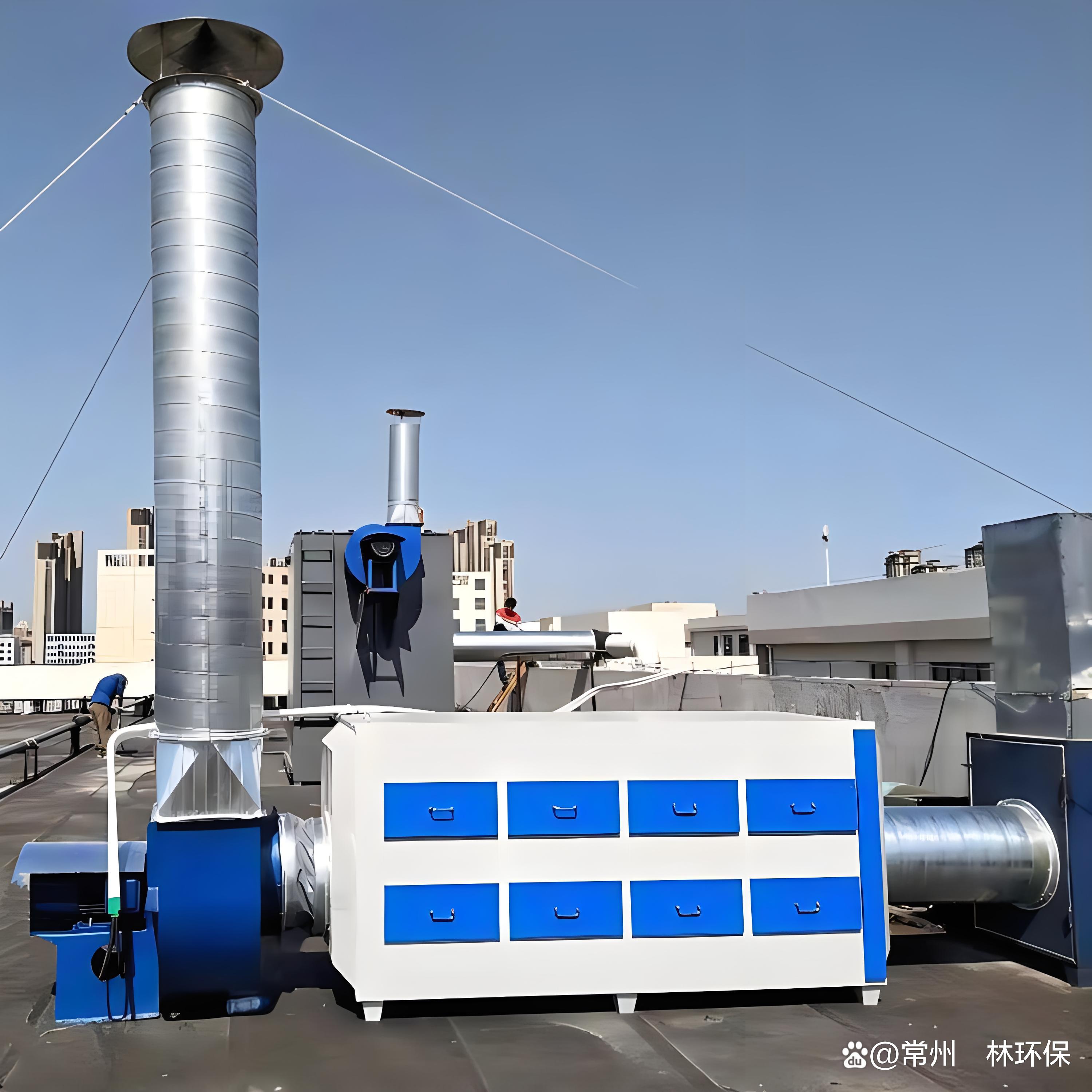 樹脂加工廠廢氣處理除味環保凈化過濾箱